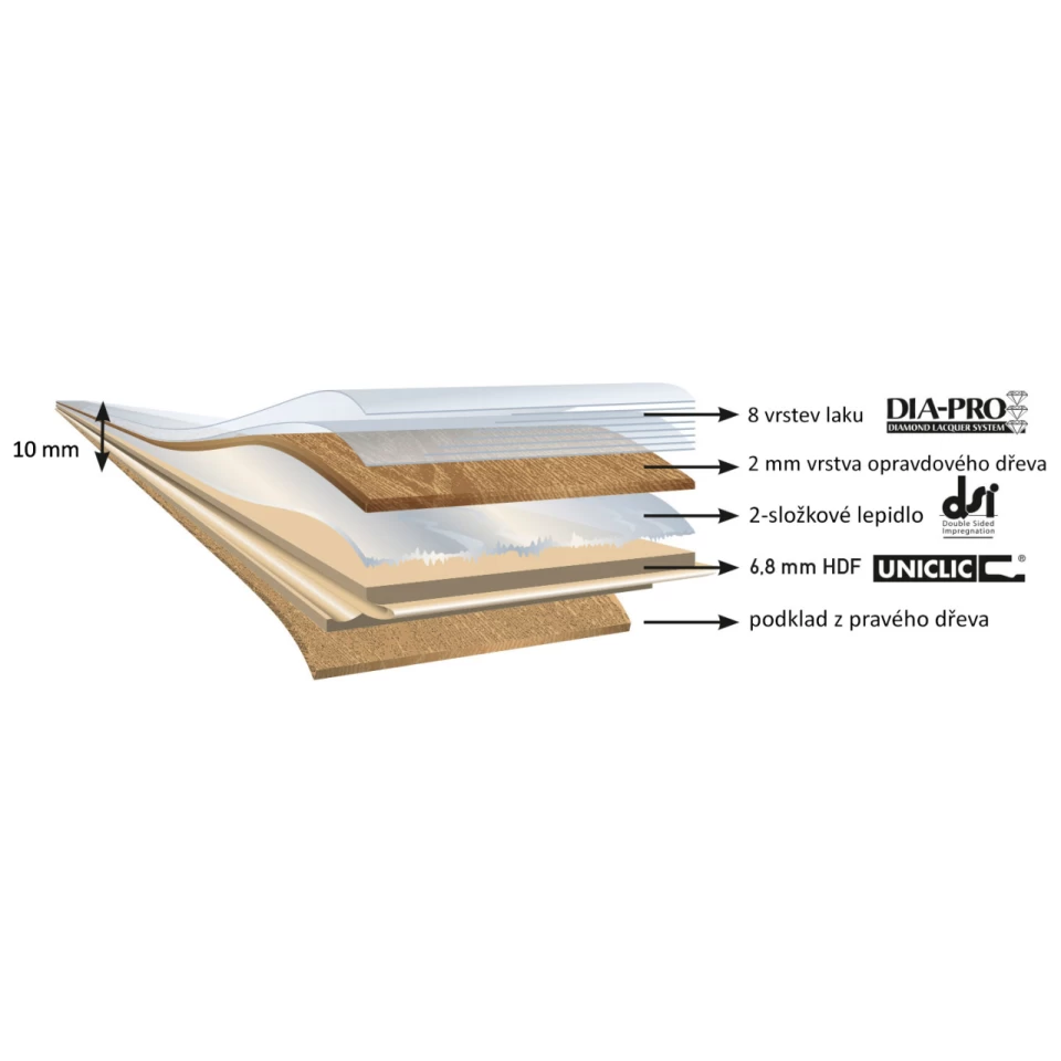PAR-KY Elegant 20 European Oak Rustic Intense, fotografie 3